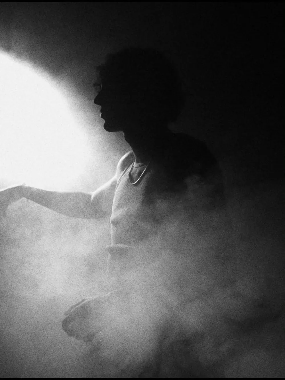 Silhouette im Nebel — SKA-Nacht im Bürgerpark